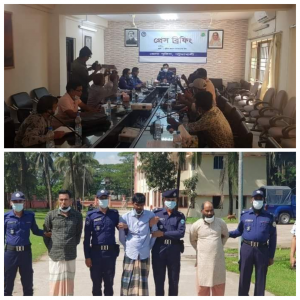 পটুয়াখালী জেলা পুলিশ ।। ৩৬ ঘন্টার মধ্যে ক্লুলেস হত্যার রহস্য উদঘাটন, মাস্টারমাইন্ড শ্বশুর ও ০২ ভাড়াটিয়া খুনি গ্রেফতার;