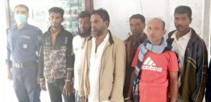 গোয়াইনঘাট পুলিশের বিশেষ অভিযানে ১ বছরের সাজাপ্রাপ্তসহ আটক-৮ 