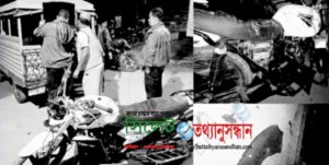 শাহপরান থানাধীন সুরমা গেইট এলাকায় দুই’পক্ষের ধাওয়া-পাল্টা: গাড়ি ভাঙচুর