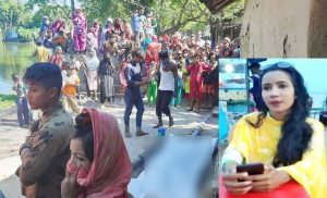 বগুড়া সান্তাহারে গৃহবধূকে গলায় ওড়না পেঁচিয়ে শ্বসরোধে হত্যা: স্বামী পলাতক