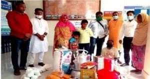 বগুড়ার নন্দীগ্রামের প্রতিবন্ধী ভিক্ষুক বাবলু পেলো প্রধানমন্ত্রীর প্রতিশ্রুতির দোকান ঘর