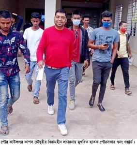 ছাতক পৌরসভা নির্বাচনে কাউন্সিলর পদে রেকর্ড গড়ার পথে তাপস চৌধুরী