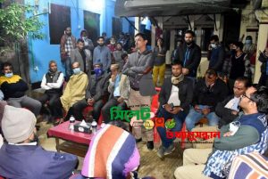 ছাতকে পৌর কাউন্সিলর সুমেনের সমর্থনে বাগবাড়ী আখড়াএলাকায় মতবিনিময় সভা।