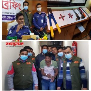 সিলেটে ২১টি মামলার আসামি ডাকাত শিপন হাজারী গ্রেপ্তার