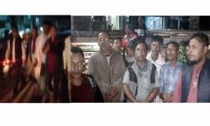 দক্ষিণ সুনামগঞ্জে সামাদ পুত্র ডনকে অভিনন্দন জানিয়ে আনন্দ মিছিল