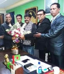 পৌর মেয়র নাদের বখ্তের সাথে সুসক -৯৪ক্লাব এর সাক্ষাত