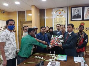 নতুন জেলা প্রশাসকের সাথে সুনামগঞ্জ রিপোর্টার্স ইউনিটির সৌজন্য স্বাক্ষাত