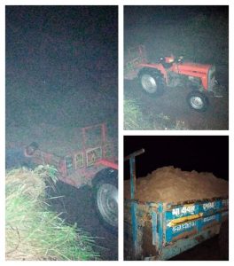 চুনারুঘাটে সুতরাং ছড়া থেকে রাতভর ট্রাক্টর দিয়ে অবাধে বালু উত্তোলন :  প্রশাসনের নীরব ভূমিকা