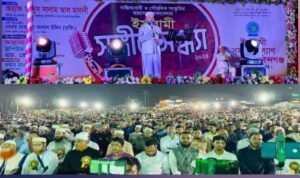 ছাতকে মাতিয়ে গেলেন ইসলামি সঙ্গিত শিল্পী মুহিব খান, মশিউর রহমান ও এড. রোকনুজ্জামান