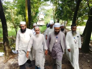 শান্তিগঞ্জে শেখ মুশতাকের নির্বাচনী গণসংযোগ