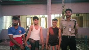 ছাতকে তিন মাদকসেবীকে জেল জরিমানা