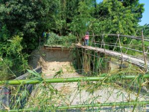 ছাতকে মৌলা সেতু ভেঙ্গে ১ জনের মৃত্যু