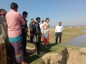 ছাতকের ডেকার হাওরে পানি উন্নয়ন বোর্ডের কাজের শুভ উদ্বোধন