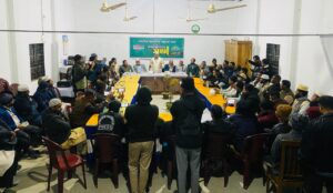 ছাতক- সাংবাদিকদের সাথে সালাম মাদানীর মতবিনিময়।